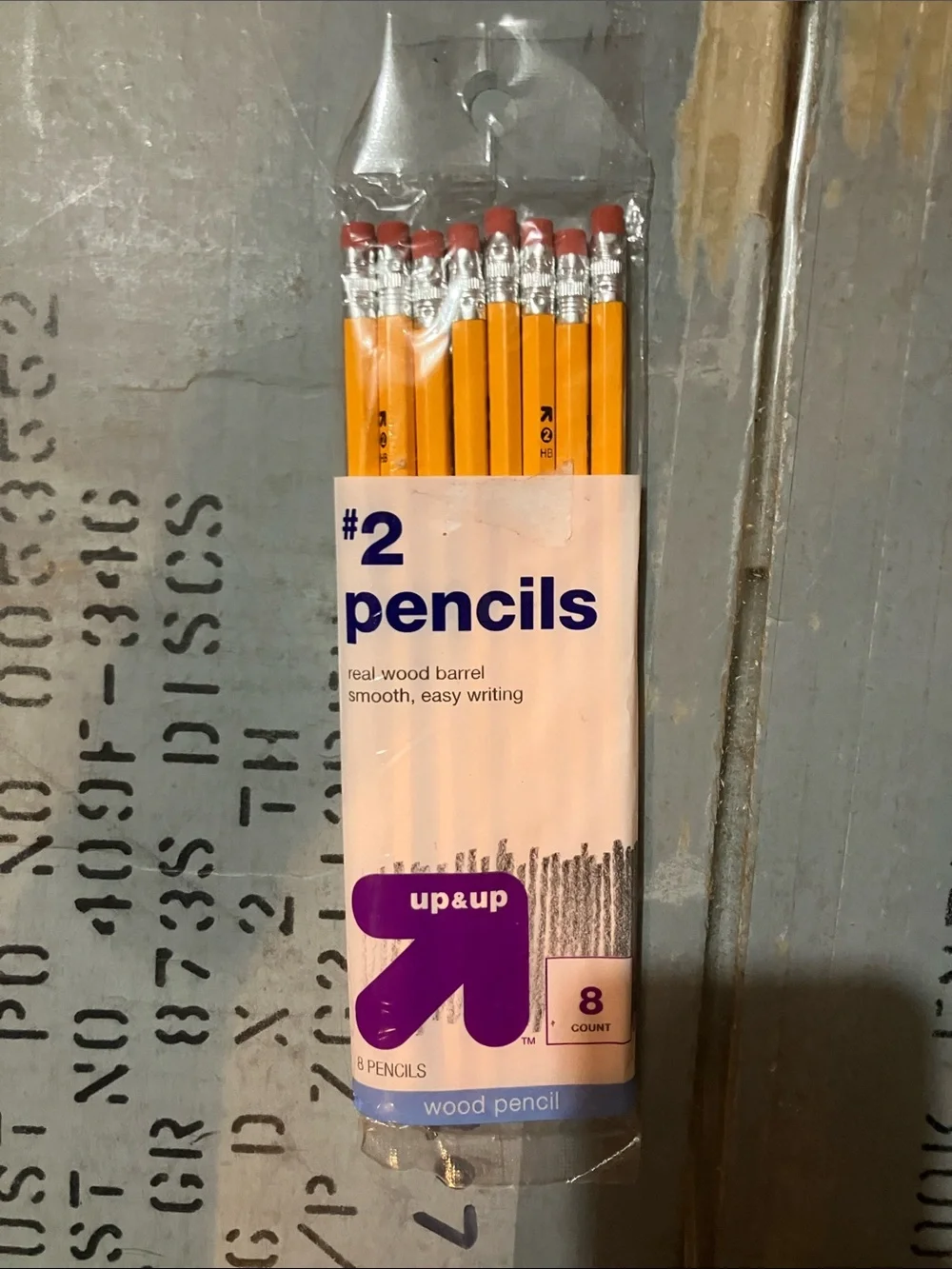 Target #2 Pencils Pack — Yellow Pencils with Pink Erasers